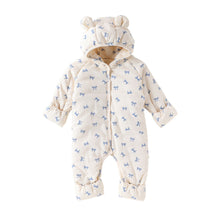 將圖片載入圖庫檢視器 D25293LS-冬季北歐風夾棉熊耳多連帽外出連體衣

