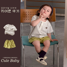 Load image into Gallery viewer, M627025TG-夏季｜條紋簡約｜短褲套裝
