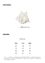 將圖片載入圖庫檢視器 629265LS-夏季｜緞面周歲禮｜女童紗裙包屁爬行服
