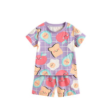 將圖片載入圖庫檢視器 111064JG-夏季圓領家居服套裝
