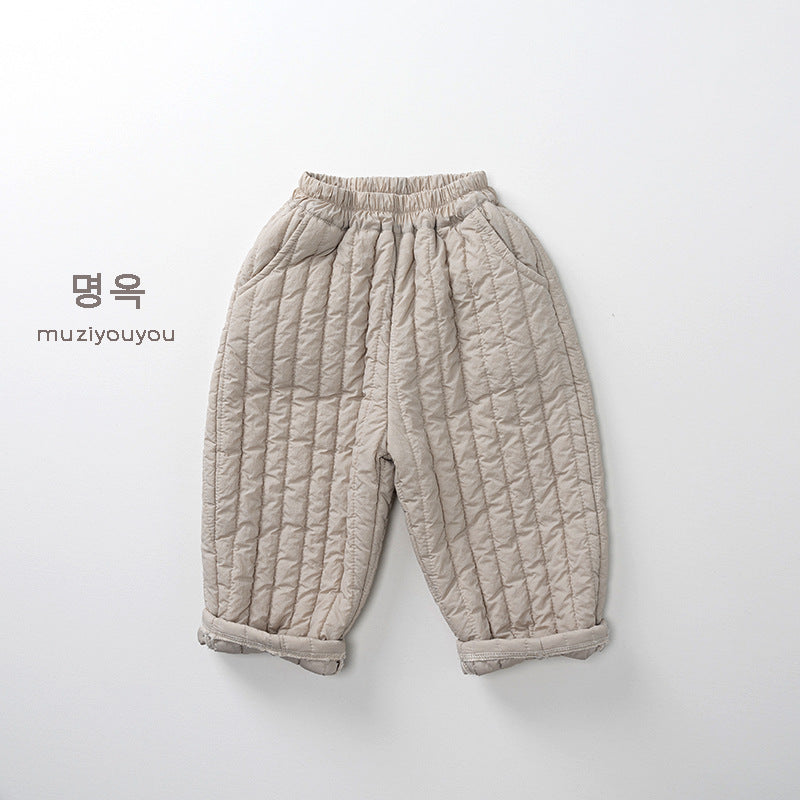 25230PA-冬季輕薄加厚棉褲