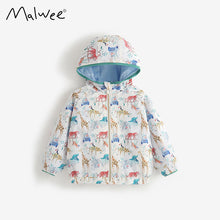 將圖片載入圖庫檢視器 10734SE-秋冬連帽動物拉鍊外套
