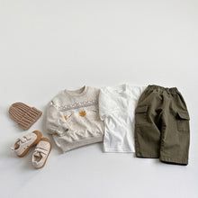 將圖片載入圖庫檢視器 625350SE-秋季韓版聖誕寬鬆圓領百搭長袖上衣
