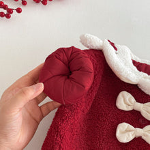 將圖片載入圖庫檢視器 ZDT5240TG冬季娃娃領拜年套裝｜加厚兩件式
