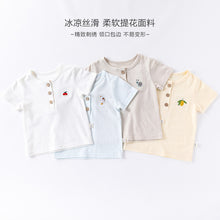 將圖片載入圖庫檢視器 D25076SE-夏裝休閒短袖純棉上衣
