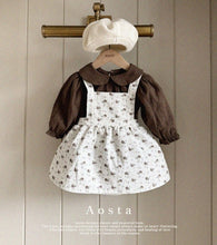 將圖片載入圖庫檢視器 &lt;韓國館&gt;AT24A057-Aosta花卉吊帶裙 (Flower Suspender Skirt)【正韓】
