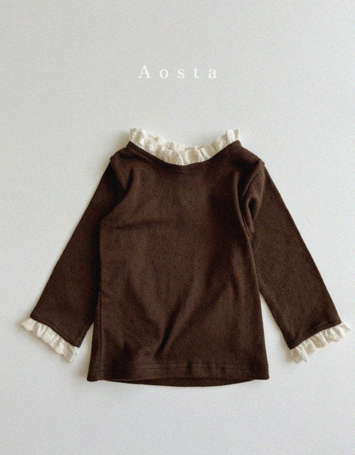 <韓國館>AT24A040-Aosta網眼T恤 (Eyelet T)【正韓】