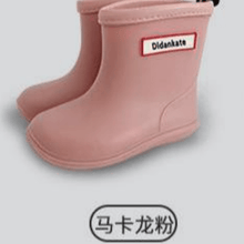 Load image into Gallery viewer, AC3011-Children&#39;s rain boots new style kindergarten fashion small and medium children&#39;s rain boots men and women&#39;s mid-tube non-slip wear-resistant waterproof shoes 
