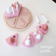 Load image into Gallery viewer, HBE-012AC-New ins children&#39;s wooden house simulation birthday cake afternoon tea boys and girls fun educational toys 
