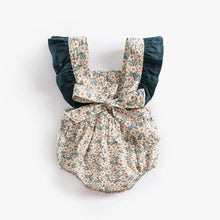 Load image into Gallery viewer, BRS8041LS-Floral color matching baby crawling clothes
