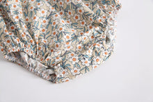 Load image into Gallery viewer, BRS8041LS-Floral color matching baby crawling clothes
