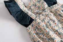 Load image into Gallery viewer, BRS8041LS-Floral color matching baby crawling clothes
