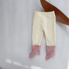 Load image into Gallery viewer, NK3024PA- Korean version of baby autumn clothing boys and girls baby color matching leggings autumn pants 
