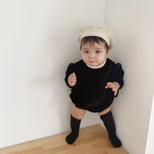 Load image into Gallery viewer, YCM21153LS-Autumn and winter Korean crawling clothes baby romper girl triangle crawling clothes jumpsuit baby girl outer wear fart clothes baby 
