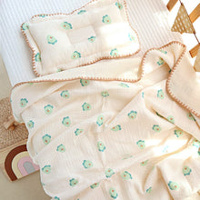 Load image into Gallery viewer, 2042AC-Four Seasons 4-layer cotton yarn lace nap blanket towel quilt 
