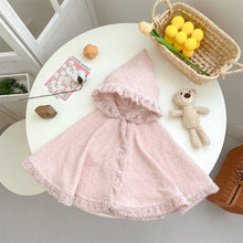 Load image into Gallery viewer, 2302231SE- Toddler Girl Lace Princess Cape
