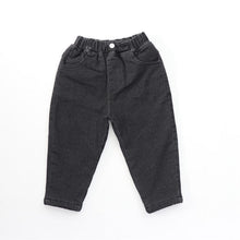 Load image into Gallery viewer, D60011PA- Korean winter new velvet thickened stretch denim trousers
