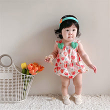 Load image into Gallery viewer, 2302298LS-Fashionable thin baby girl sling bodysuit
