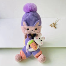 Load image into Gallery viewer, DJ16AC-Autumn and winter warm wool hat + animal scarf two-piece set
