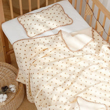 Load image into Gallery viewer, 2042AC-Four Seasons 4-layer cotton yarn lace nap blanket towel quilt 
