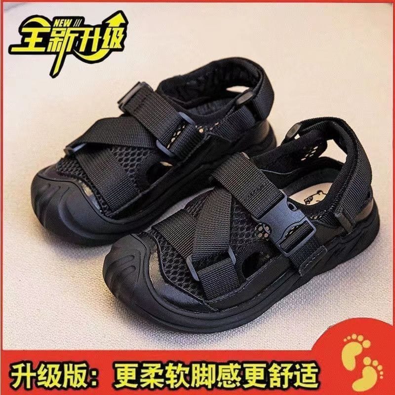 A18AC-Summer non-slip soft-soled boys' sandals with closed toe beach shoes