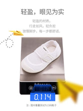 將圖片載入圖庫檢視器 YZY-3011AC-幸福瑪麗兒童帆布鞋寶寶幼兒園室內時尚百搭運動鞋網鞋兒童小白鞋

