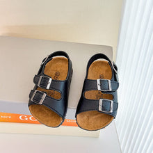 將圖片載入圖庫檢視器 08519AC-夏季韓版兒童軟木勃肯鞋涼鞋
