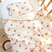 Load image into Gallery viewer, 2042AC-Four Seasons 4-layer cotton yarn lace nap blanket towel quilt 
