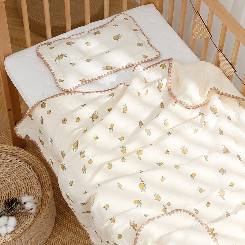 2042AC-Four Seasons 4-layer cotton yarn lace nap blanket towel quilt 