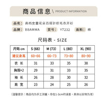 將圖片載入圖庫檢視器 Y7232SE-冬款針織繡花針織開衫長袖外套(不含帽子)
