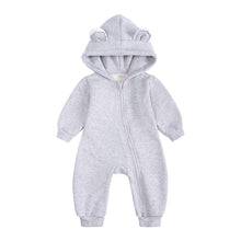 Load image into Gallery viewer, HY2987LS-Autumn and winter new baby jumpsuits going out clothes wholesale thick style romper newborn clothes
