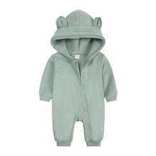 Load image into Gallery viewer, HY2987LS-Autumn and winter new baby jumpsuits going out clothes wholesale thick style romper newborn clothes
