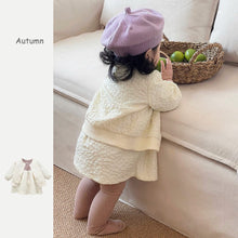 Load image into Gallery viewer, 2303241LS-Spring and Autumn Western Style Chanel Style Two-piece Dress Set
