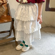 Load image into Gallery viewer, X81366DS-Summer pure cotton edge princess half-length cake dress 
