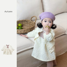 Load image into Gallery viewer, 2303241LS-Spring and Autumn Western Style Chanel Style Two-piece Dress Set
