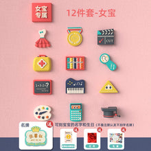 Load image into Gallery viewer, KT-01AC-Zhuazhou supplies props set for one-year-old boys and girls, modern birthday supplies, soft rubber toys 
