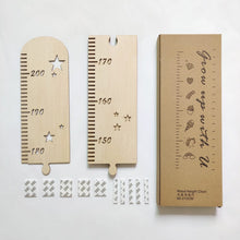 Load image into Gallery viewer, 202111161137AC-INS Nordic style wooden star stitching height ruler

