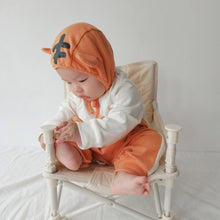 Load image into Gallery viewer, AL678648547426LS-ins style Korean version baby crawling clothes 2022 new spring and autumn tiger shape color matching children&#39;s romper (with hat)
