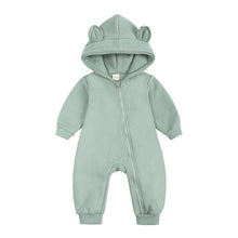 Load image into Gallery viewer, HY2987LS-Autumn and winter new baby jumpsuits going out clothes wholesale thick style romper newborn clothes

