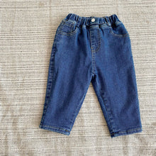 Load image into Gallery viewer, D60011PA- Korean winter new velvet thickened stretch denim trousers
