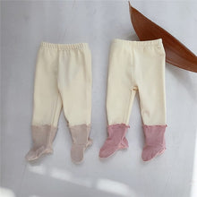 Load image into Gallery viewer, NK3024PA- Korean version of baby autumn clothing boys and girls baby color matching leggings autumn pants 
