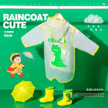 Load image into Gallery viewer, YY210AC-Pig Daddy&#39;s new children&#39;s raincoat boys and girls EVA medium-length children&#39;s raincoat waterproof kindergarten raincoat 

