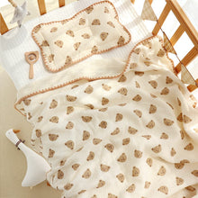 Load image into Gallery viewer, 2042AC-Four Seasons 4-layer cotton yarn lace nap blanket towel quilt 
