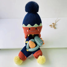Load image into Gallery viewer, DJ16AC-Autumn and winter warm wool hat + animal scarf two-piece set
