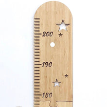 Load image into Gallery viewer, 202111161137AC-INS Nordic style wooden star stitching height ruler
