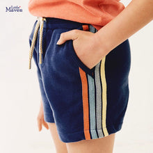 將圖片載入圖庫檢視器 10082PA-Little maven夏季新款中小童側條紋運動短褲
