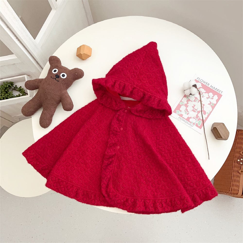 2302231SE- Toddler Girl Lace Princess Cape