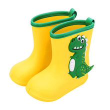 Load image into Gallery viewer, YX1102AC-Children&#39;s rain boots boys and girls dinosaur rain boots outdoor waterproof shoes lightweight non-slip rain boots kindergarten water shoes 
