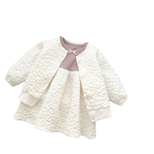 Load image into Gallery viewer, 2303241LS-Spring and Autumn Western Style Chanel Style Two-piece Dress Set
