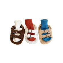 Load image into Gallery viewer, 8519AC-Fashionable and stylish children&#39;s fur shoes autumn and winter boys and girls plush cork sandals Korean version baby plush slippers trendy 
